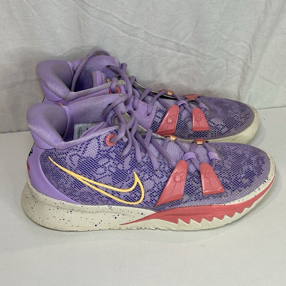 Nike Kyrie 7 Daughters Azurie Lilac Melon Tint Mens Shoes CQ9326-501 Size 8.5